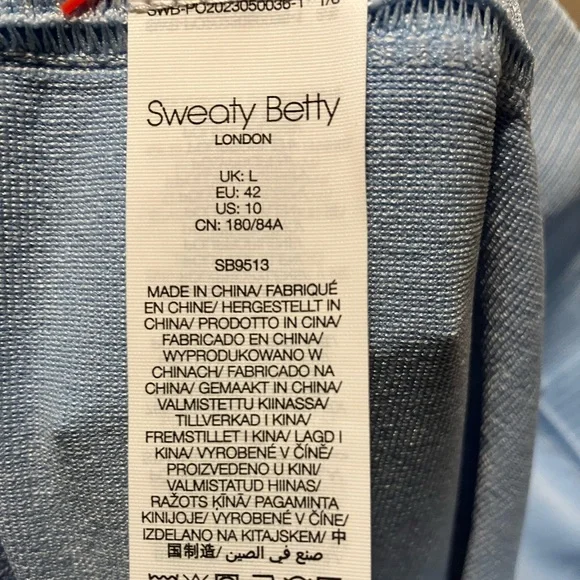 Sweaty Betty Light Blue Leggings - Picture 14 of 14